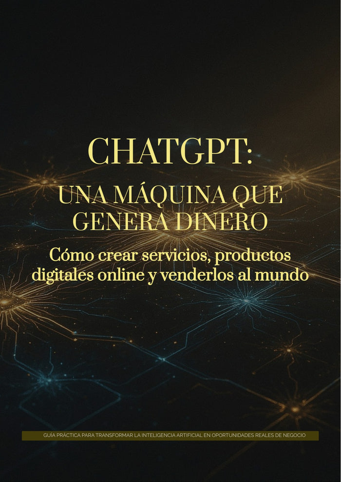 CHATGPT: Una Máquina que Genera Dinero — Cómo crear servicios y productos digitales y venderlos al mundo