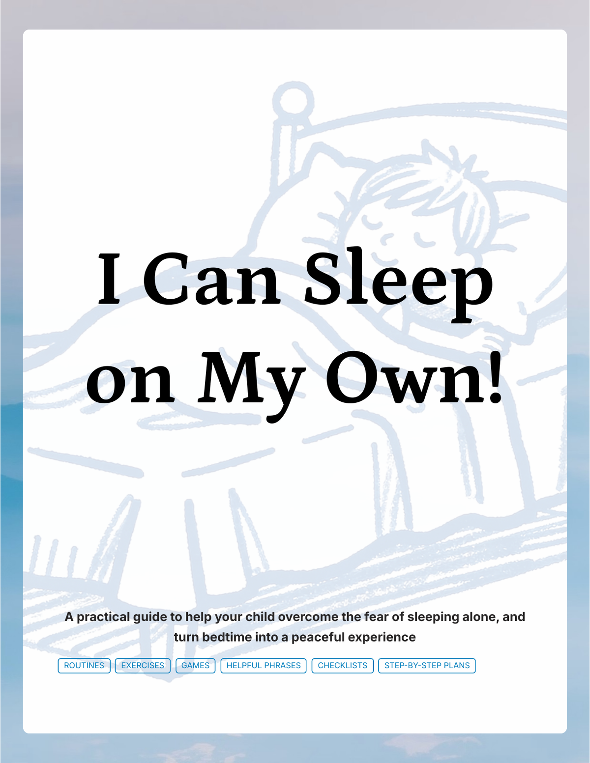 Cover of I Can Sleep on My Own!